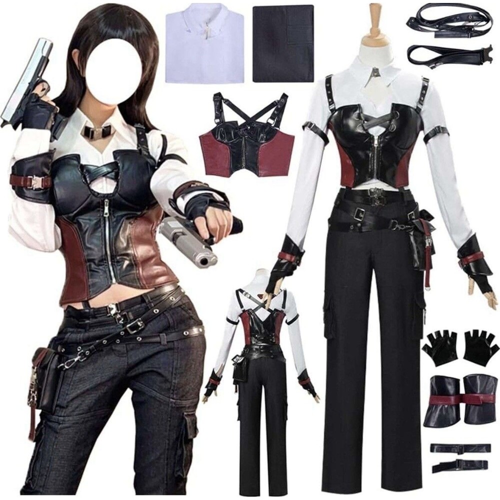 Love & Deepspace Game Female Protagonist Hunter Cosplay Costume Suit Size Large